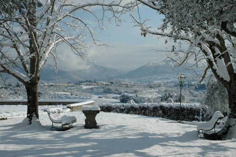 Chianti after a snowfall