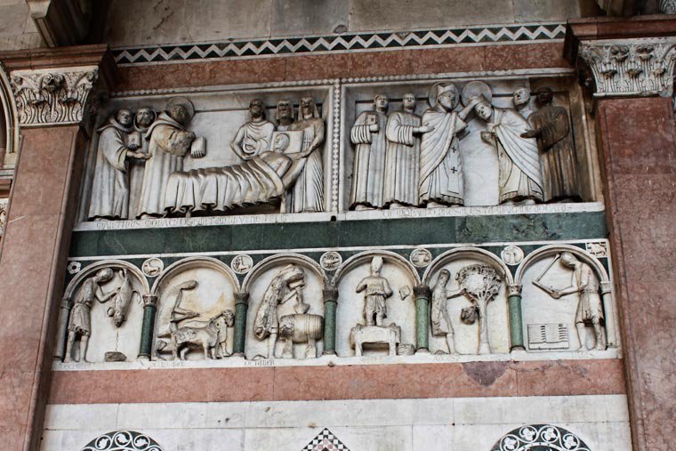Detail San Martino cathedral