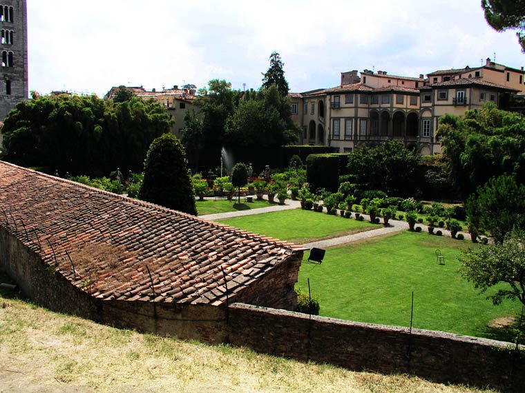 From Lucca's city walls