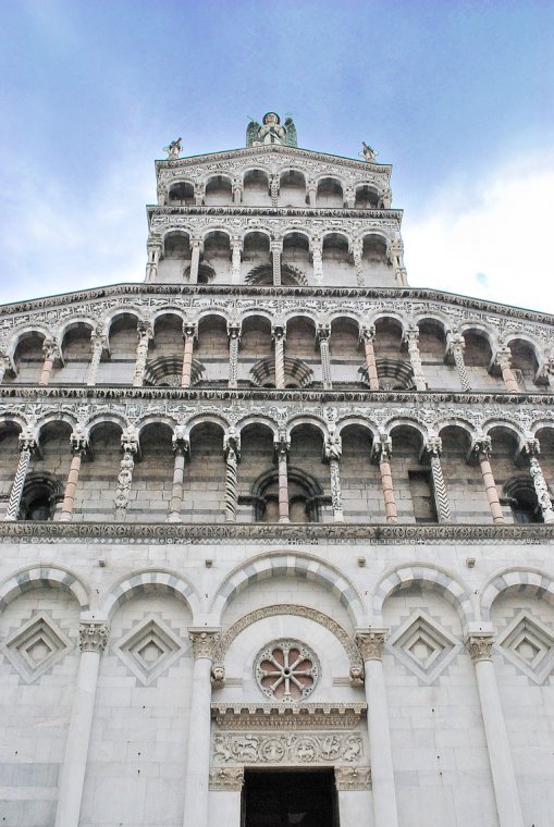 Facade of San Michele in Foro
