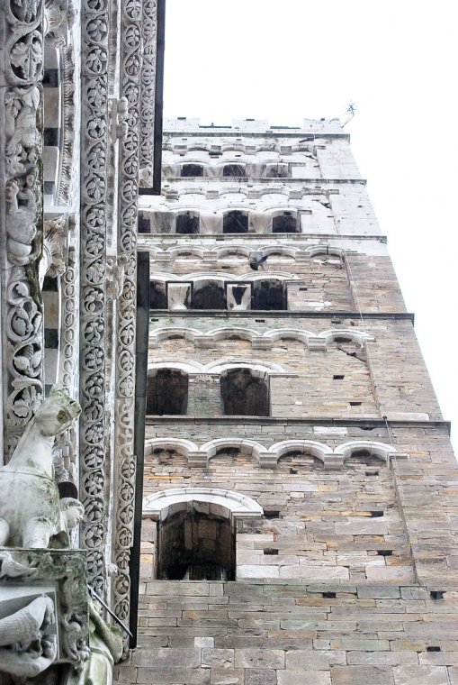 Lucca's cathedral bell tower