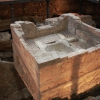 Remains baptismal font