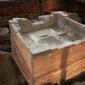 Remains baptismal font