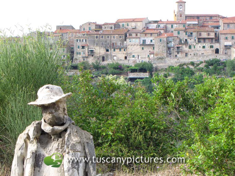 Panoramic view of Gavorrano