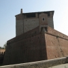 A sentry box along the walls