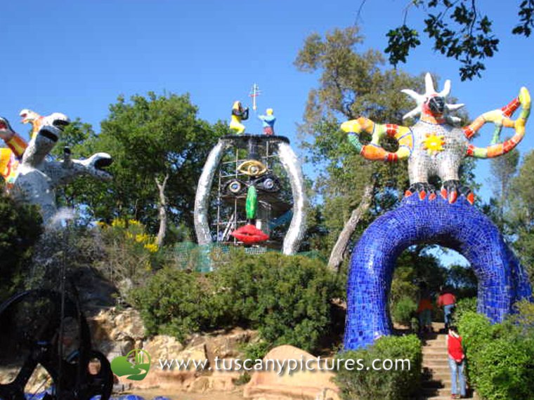 View of the Tarot Garden