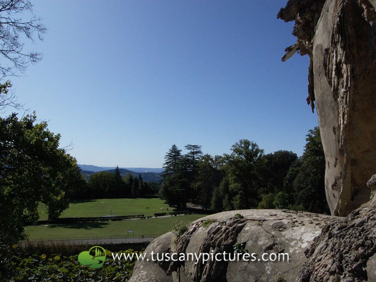 The park from Colossus of the Appennines