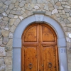 Vespucci house doorway in Montefioralle
