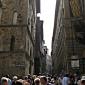 The crowded center of Siena