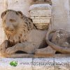 Lions in San Quirico Val d'Orcia