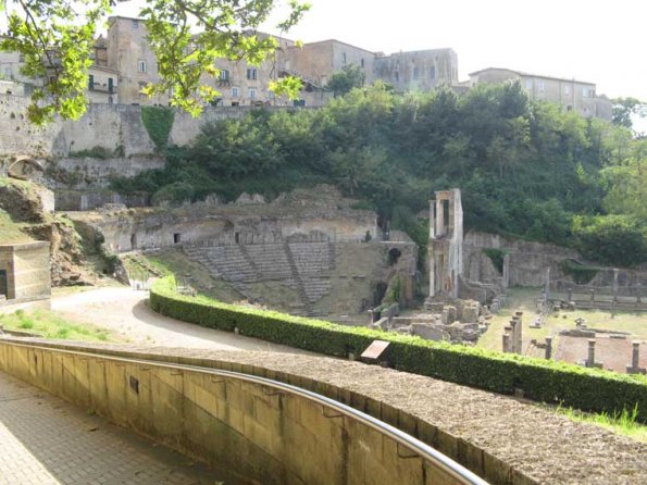 View of the Roman ruins
